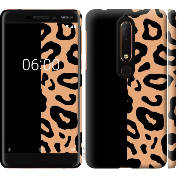 

Чехол на Nokia 6 2018 Пятна леопарда (04798)