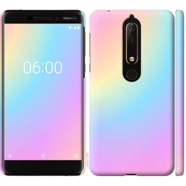 

Чехол на Nokia 6 2018 Радуга 2 (04798)