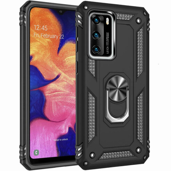 

Ударопрочный чехол Serge Ring магнитный держатель для Huawei P40