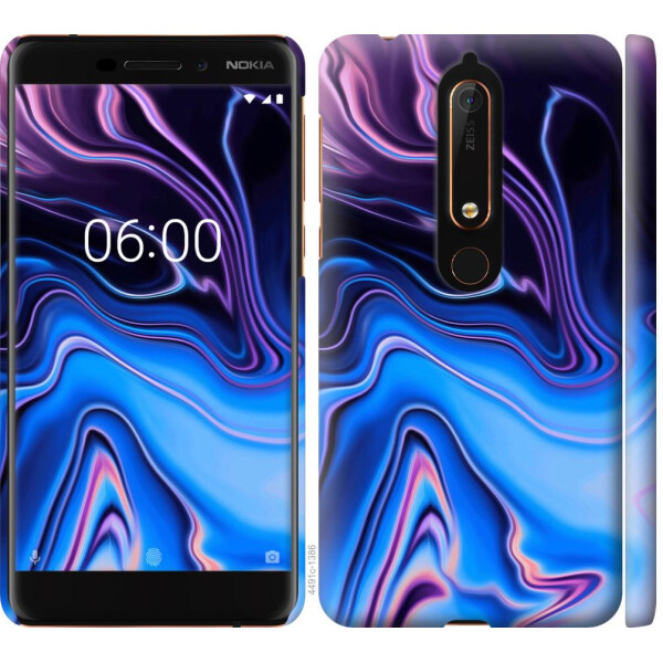 

Чехол на Nokia 6 2018 Узор воды (04798)