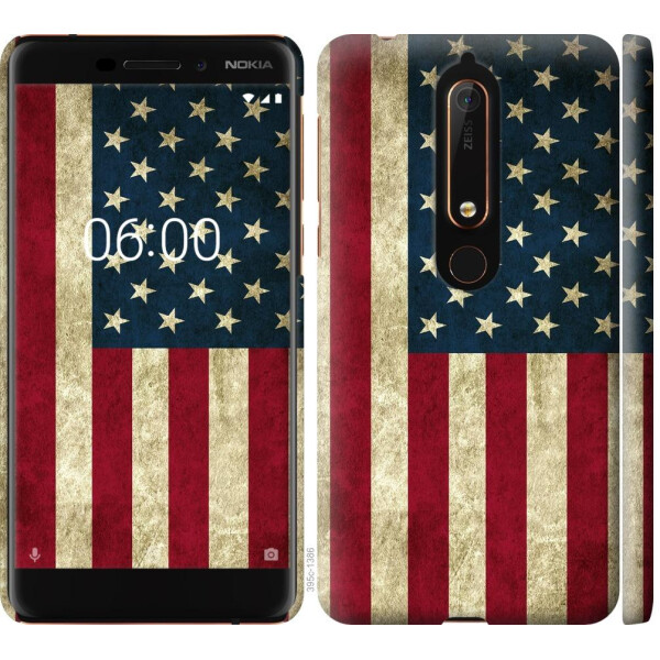 

Чехол на Nokia 6 2018 Флаг США (04798)