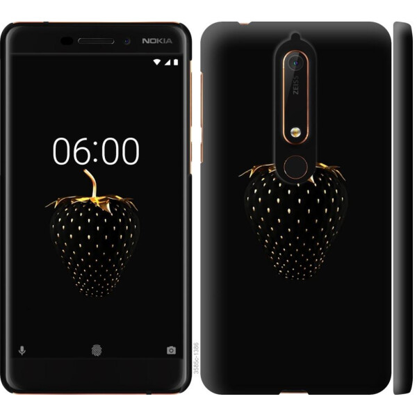 

Чехол на Nokia 6 2018 Черная клубника (04798)