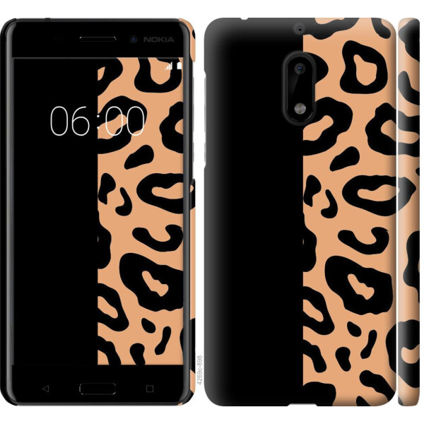 

Чехол на Nokia 6 Пятна леопарда (04798)