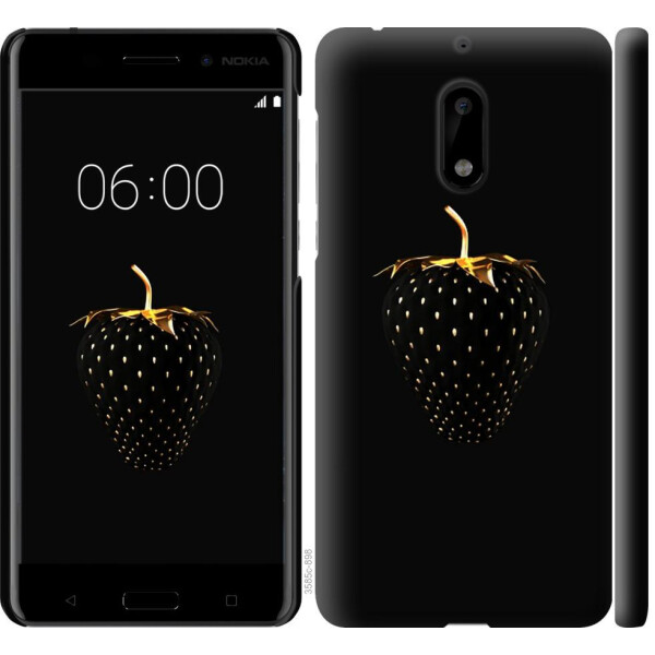 

Чехол на Nokia 6 Черная клубника (04798)