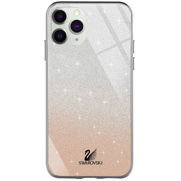 

TPU+Glass чехол Swarovski для Apple iPhone 11 Pro Max (6.5") Золотой (is_00000033114_8)