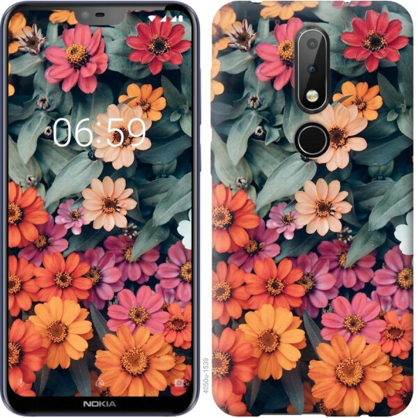 

Чехол на Nokia 6.1 Plus Beauty flowers (04798)