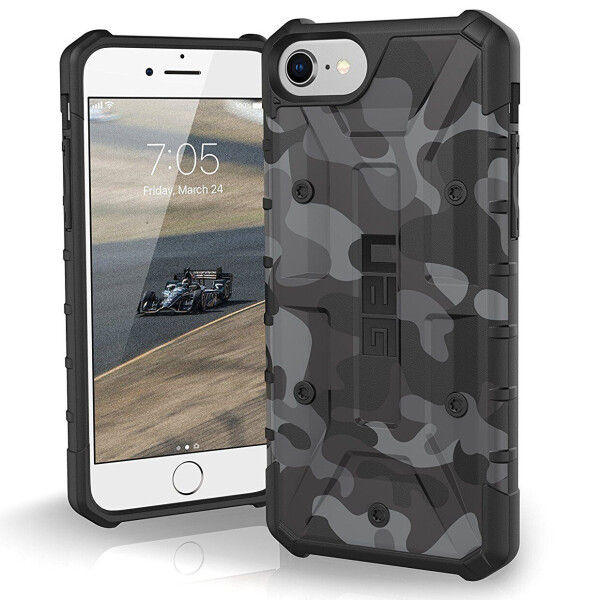 

Ударопрочный чехол UAG Pathfinder камуфляж для Apple iPhone 6 / 6s / 7 / 8 / SE (2020) Серый (is_00000032662_2)