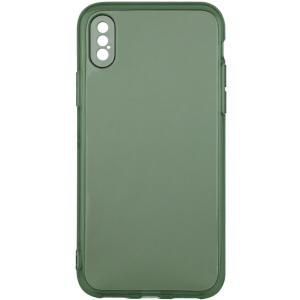 

Матовый полупрозрачный TPU чехол с защитой камеры для Apple iPhone X / XS (5.8")