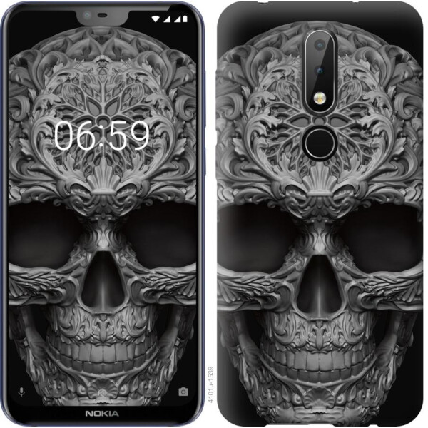 

Чехол на Nokia 6.1 Plus skull-ornament (04798)