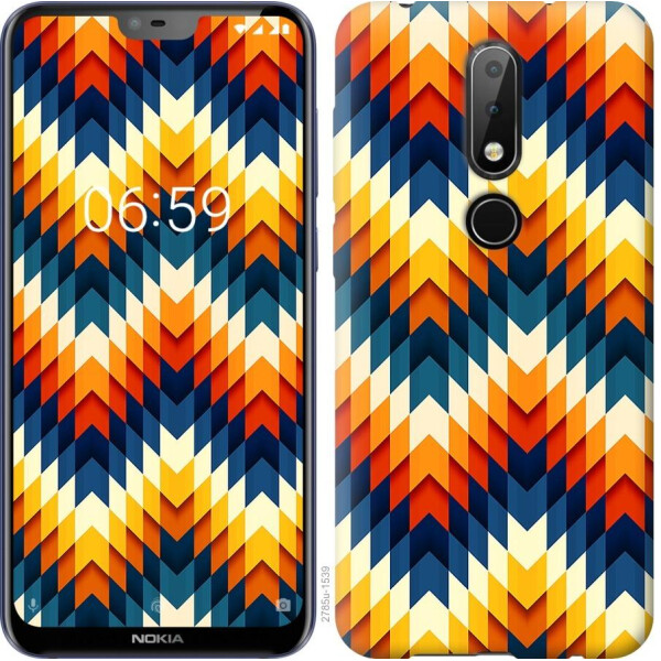 

Чехол на Nokia 6.1 Plus Yellow leaf (04798)