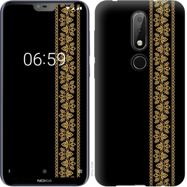 

Чехол на Nokia 6.1 Plus Вышиванка 34 (04798)
