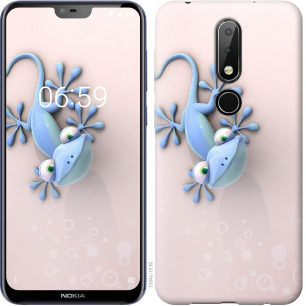 

Чехол на Nokia 6.1 Plus Геккончик (04798)