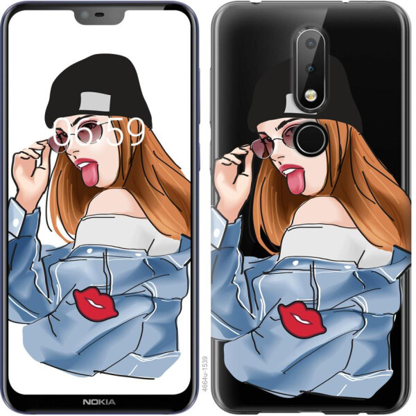 

Чехол на Nokia 6.1 Plus Девушка v3 (04798)