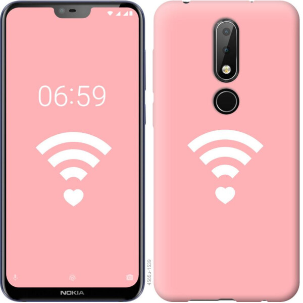 

Чехол на Nokia 6.1 Plus Делись любовью (04798)