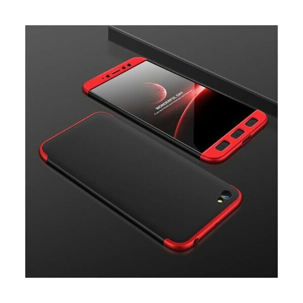 

Пластиковая накладка GKK LikGus 360 градусов для Xiaomi Redmi Go Черный / Красный (is_00000029906_7)