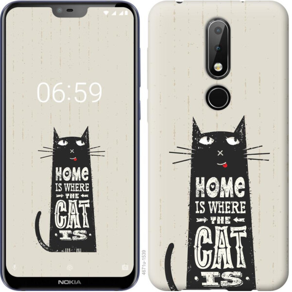 

Чехол на Nokia 6.1 Plus Кот (04798)