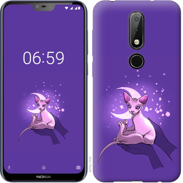 

Чехол на Nokia 6.1 Plus Кот2 (04798)