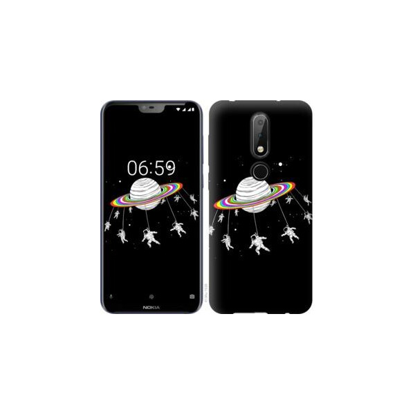 

Чехол на Nokia 6.1 Plus Лунная карусель (04798)