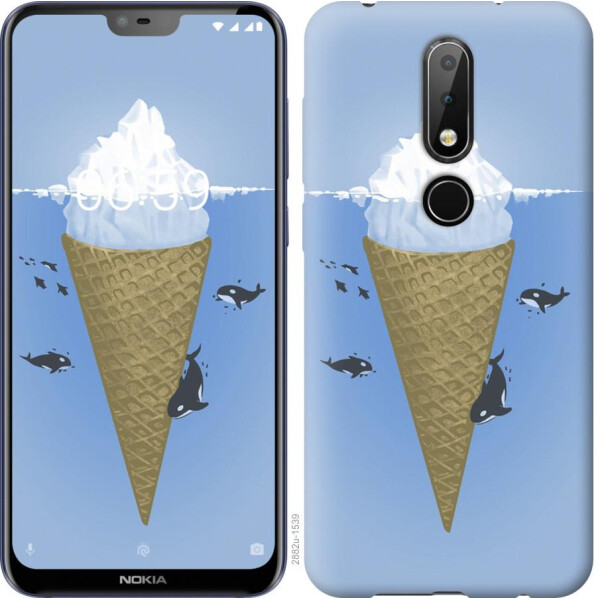 

Чехол на Nokia 6.1 Plus Мороженое Айсберг (04798)