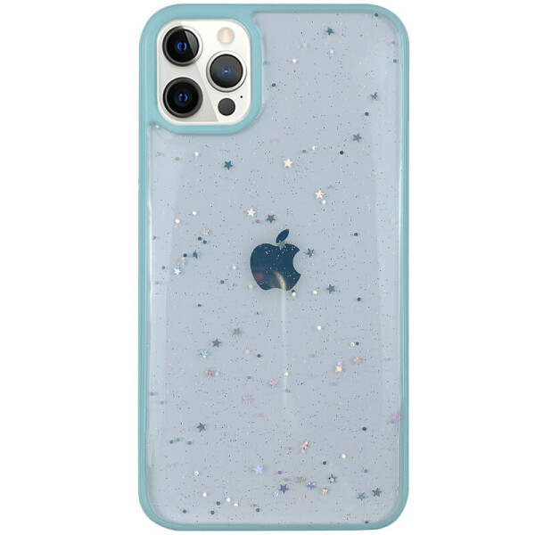

TPU+PC чехол Shiny Stars для Apple iPhone 12/12 Pro (6.1") Мятный (is_00000040873_3)