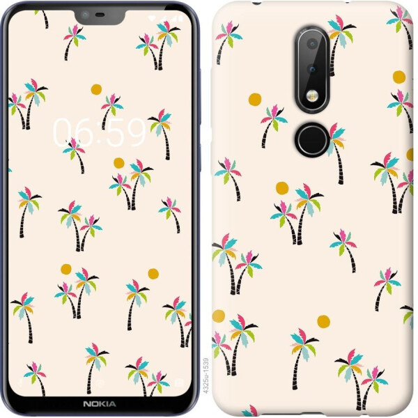 

Чехол на Nokia 6.1 Plus Пальмочки (04798)