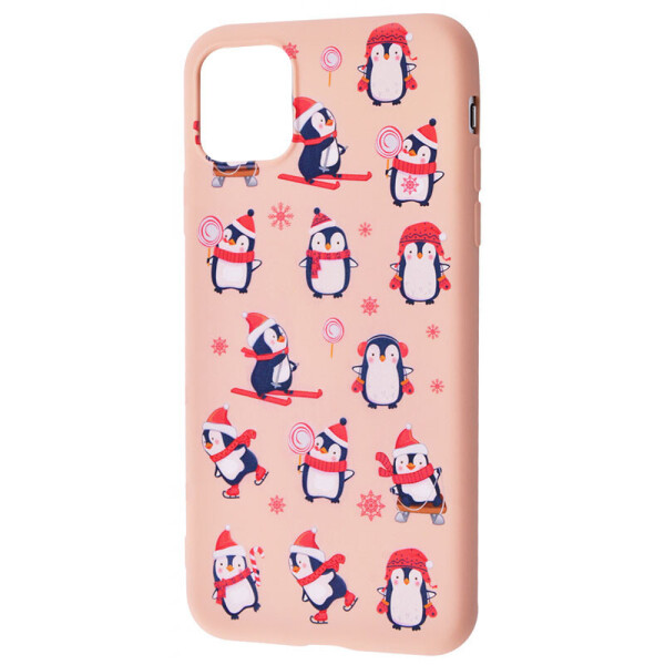 

TPU чехол WAVE Fancy для Apple iPhone 12/12 Pro (6.1") Penguins / Pink sand (is_00000040705_18)