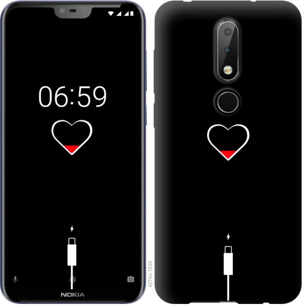 

Чехол на Nokia 6.1 Plus Подзарядка (04798)