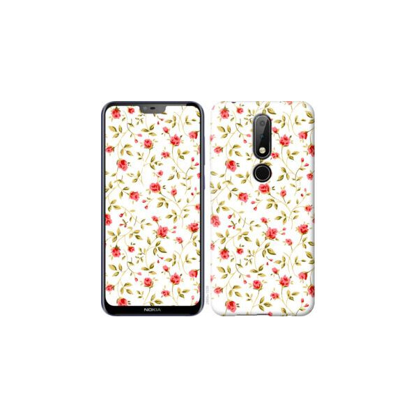 

Чехол на Nokia 6.1 Plus Розочки 1 (04798)