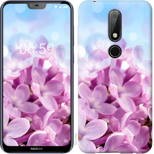 

Чехол на Nokia 6.1 Plus Сирень (04798)
