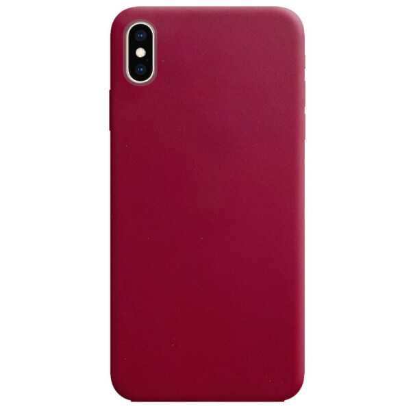 

Силиконовый чехол Candy для Apple iPhone X / XS (5.8") Бордовый (is_00000040528_3)