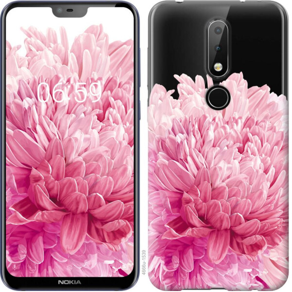 

Чехол на Nokia 6.1 Plus Хризантема (04798)