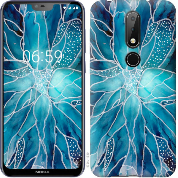 

Чехол на Nokia 6.1 Plus чернило (04798)