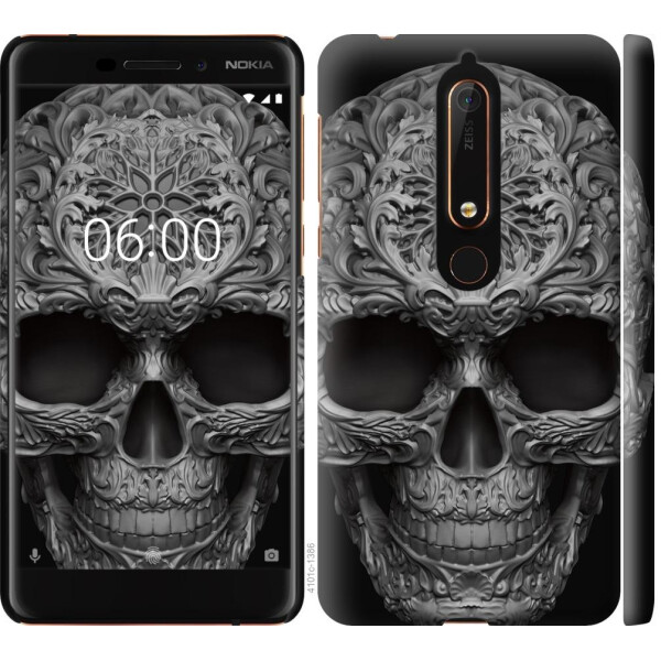 

Чехол на Nokia 6.1 skull-ornament (04798)
