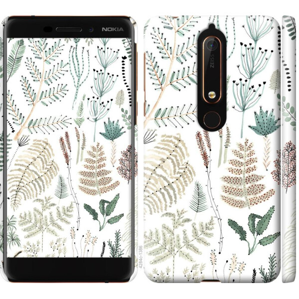 

Чехол на Nokia 6.1 Ветки (04798)