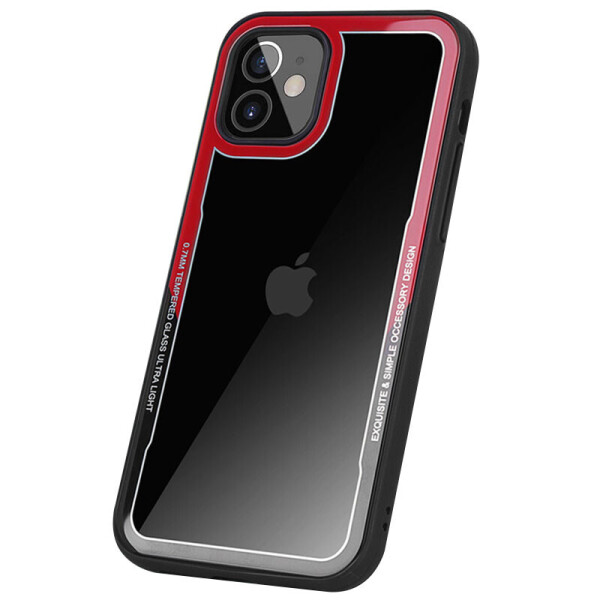 

TPU+PC чехол G-Case Shock Crystal для Apple iPhone 12 mini (5.4") Черный / Красный (is_00000040509_3)