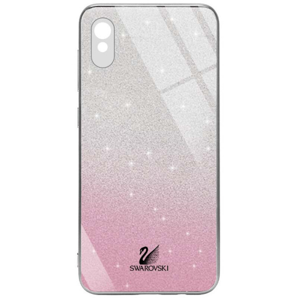 

TPU+Glass чехол Swarovski Full Camera для Xiaomi Redmi 9A Розовый (is_00000040449_5)