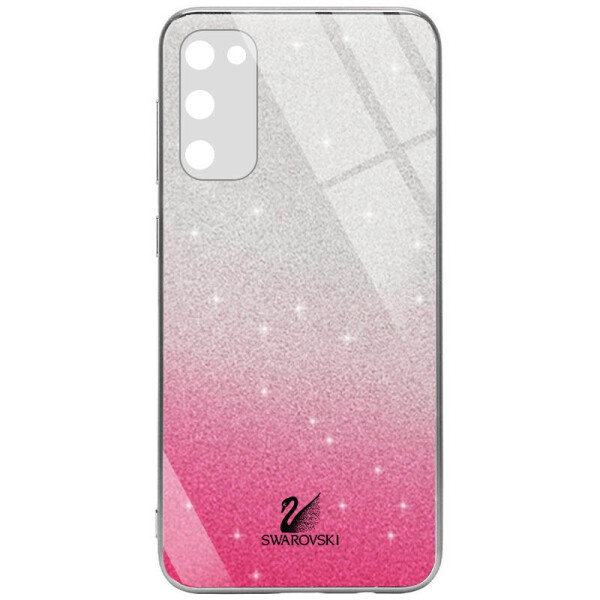 

TPU+Glass чехол Swarovski Full Camera для Samsung Galaxy S20 FE Малиновый (is_00000040446_4)