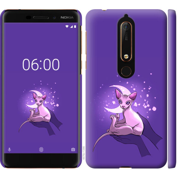 

Чехол на Nokia 6.1 Кот2 (04798)