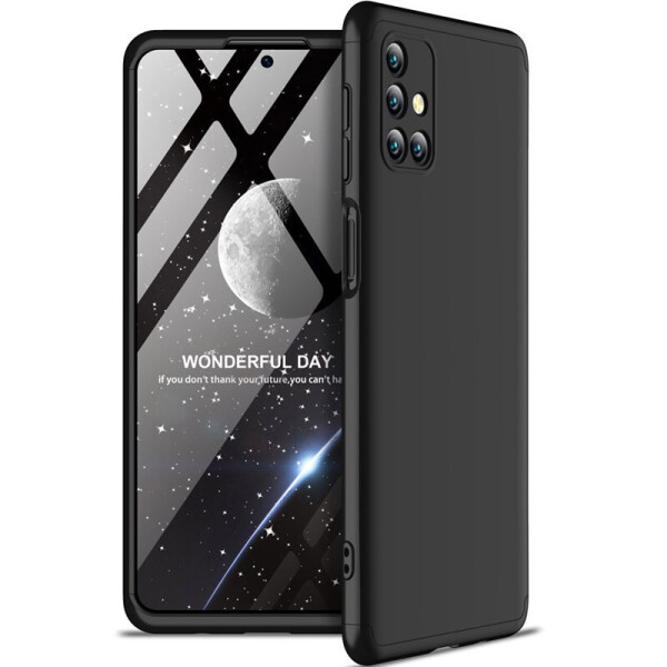 

Пластиковая накладка GKK LikGus 360 градусов (opp) для Samsung Galaxy M51 Черный (is_00000040311_5)