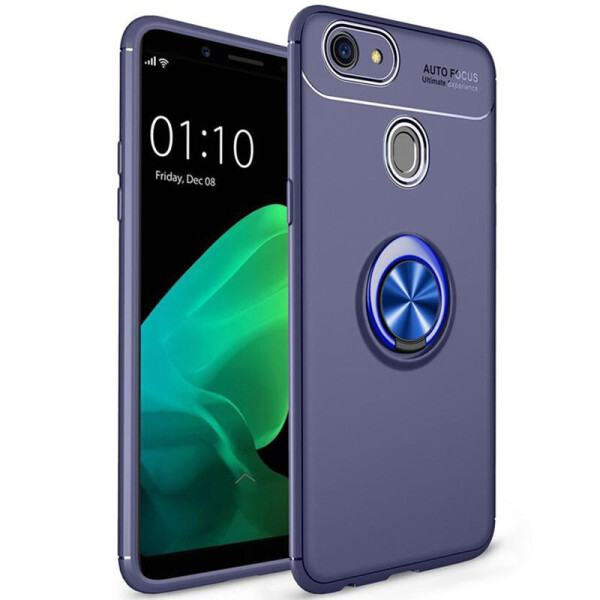 

TPU чехол Deen ColorRing под магнитный держатель (opp) для Oppo A73 Синий / Синий (is_00000040302_2)