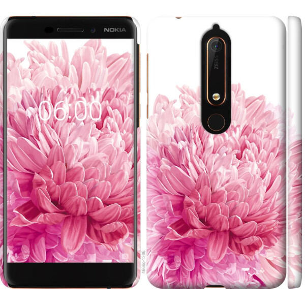 

Чехол на Nokia 6.1 Хризантема (04798)