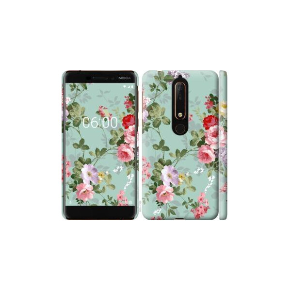 

Чехол на Nokia 6.1 Цветочные обои 2 (04798)