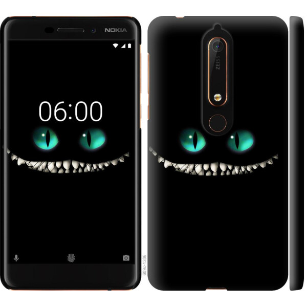 

Чехол на Nokia 6.1 Чеширский кот (04798)