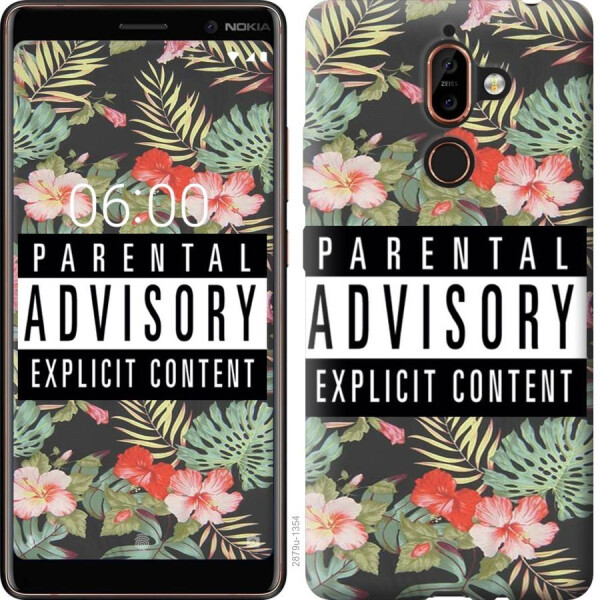 

Чехол на Nokia 7 Plus Parental advisory (04798)