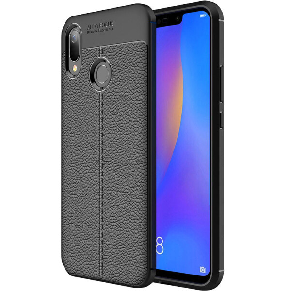

TPU чехол фактурный (с имитацией кожи) для Huawei Y6 (2019)