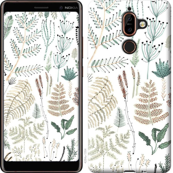 

Чехол на Nokia 7 Plus Ветки (04798)