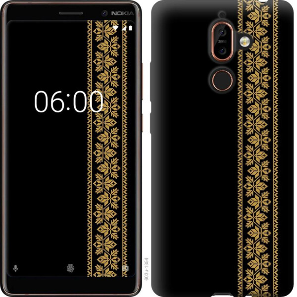 

Чехол на Nokia 7 Plus Вышиванка 34 (04798)