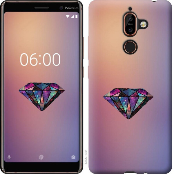 

Чехол на Nokia 7 Plus Диамант (04798)