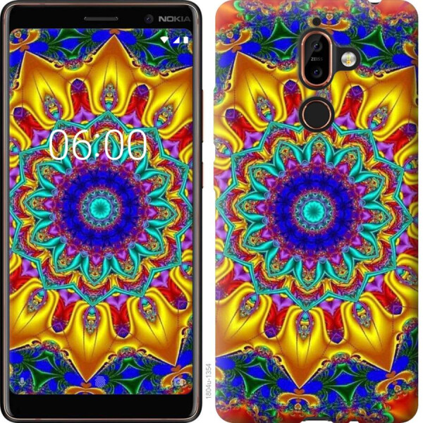 

Чехол на Nokia 7 Plus Калейдоскоп (04798)
