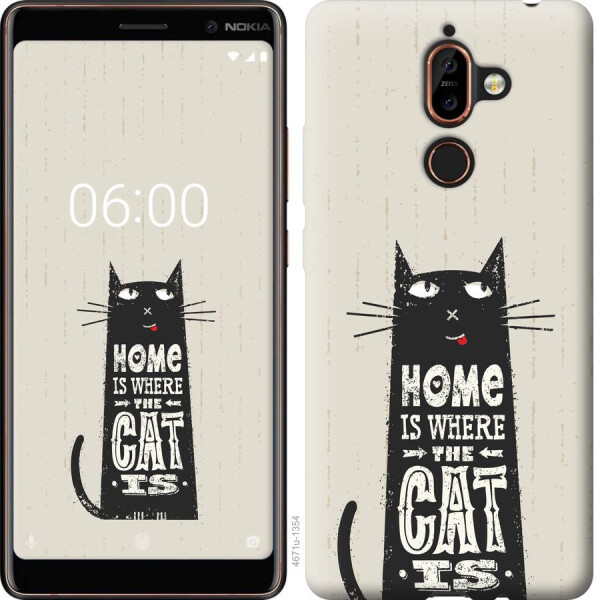 

Чехол на Nokia 7 Plus Кот (04798)